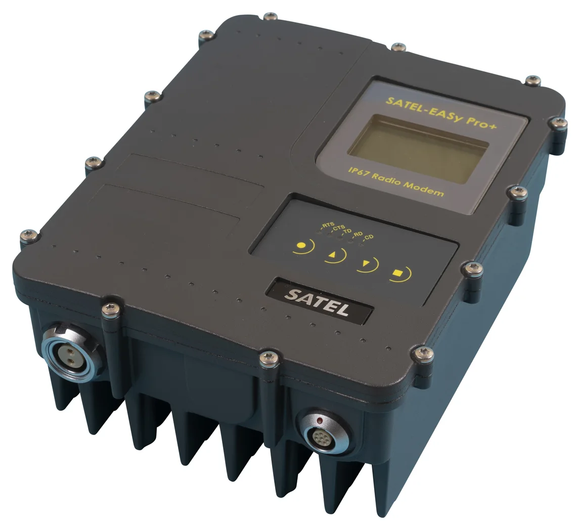 SATEL-EASy Pro+ rugged IP67 radio modem viewed from above
