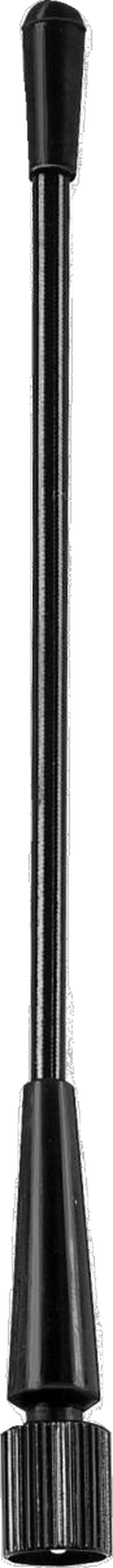 Slim black YA0101 flexible UHF antenna with TNC connector