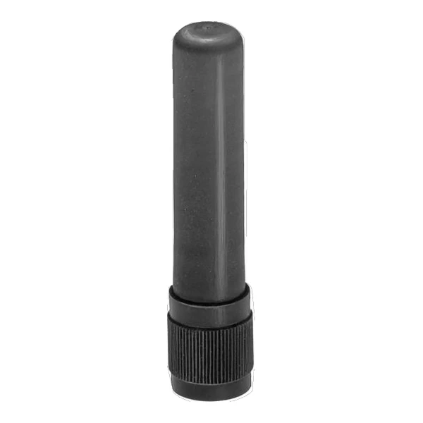 Compact black YA0102 UHF antenna with TNC male connector