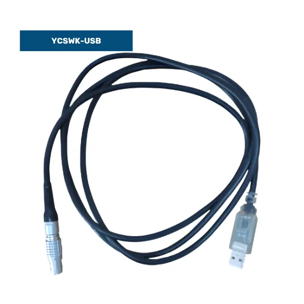 YCSWK-USB programming cable with USB-A and 8-pin radio connectors