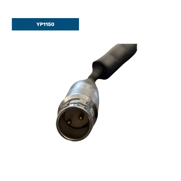 YP1150 power adapter cable with 2-pin circular connector